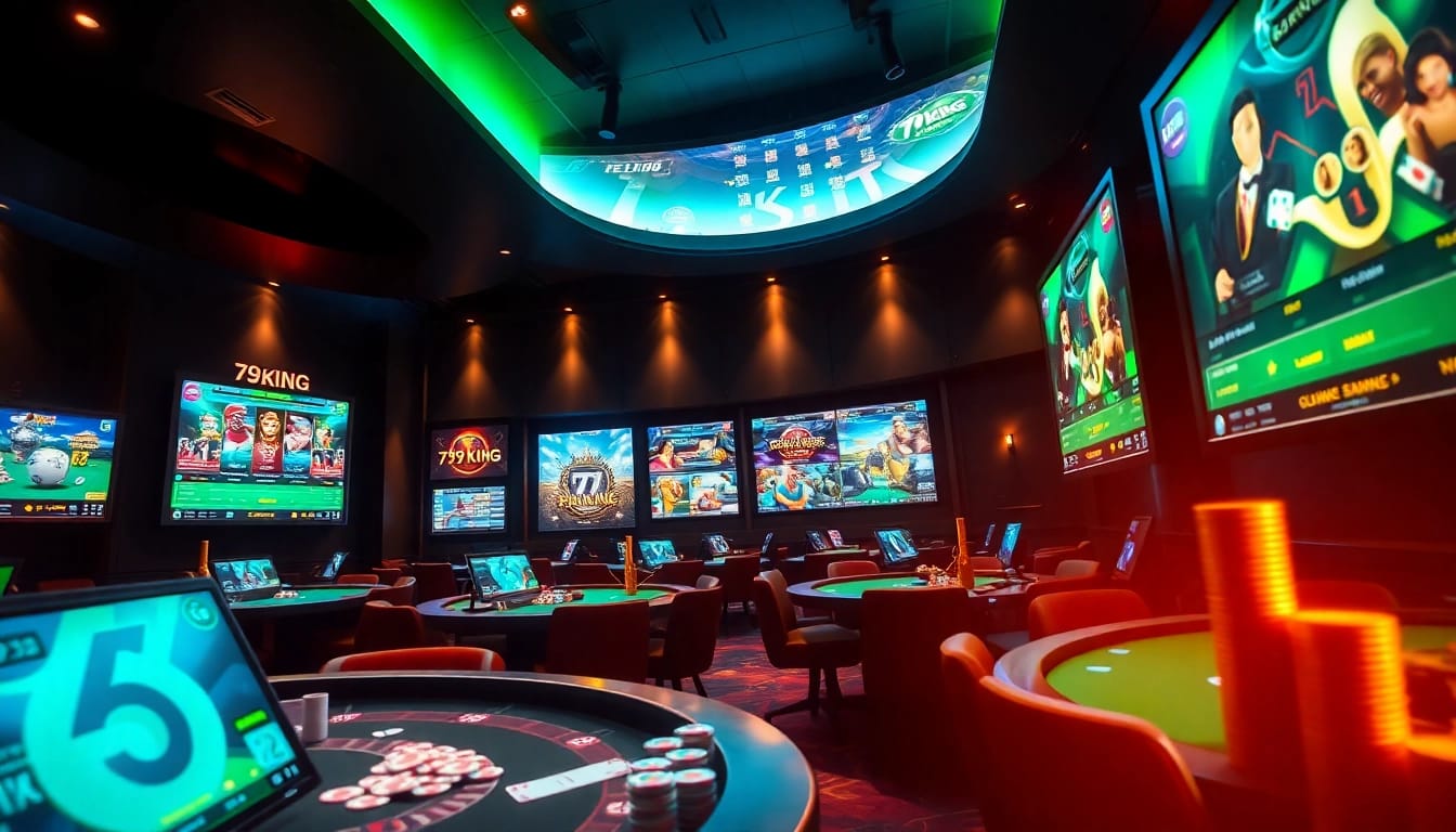 Fesselndes Online-Glücksspiel-Erlebnis auf der Plattform 79king mit lebhaften Casinospielen.