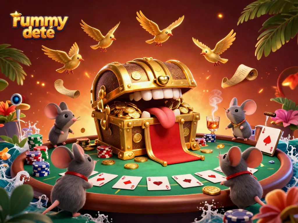Bermain rummy deity di kasino virtual dengan peti harta karun menggiurkan dan koin emas