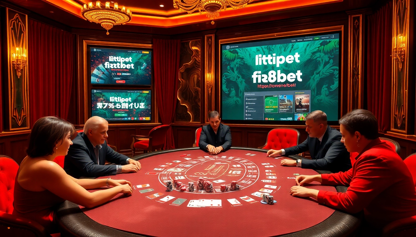 Engaging poker game scene at https://f8bet.me.uk/ showcasing high-stakes excitement and strategy.