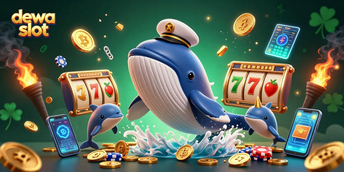 Mengakses permainan dewa slot melalui ilustrasi 3D menarik dengan elemen kasino yang kaya detail.