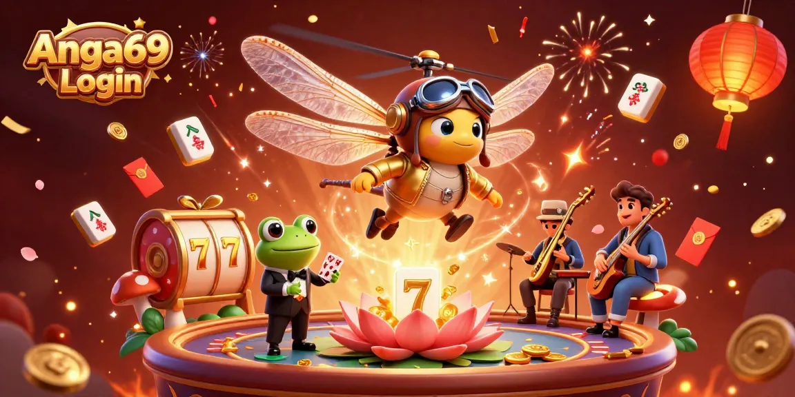 Engage with Angka69 Login at a vibrant lily pad casino with exciting games and a lively atmosphere.