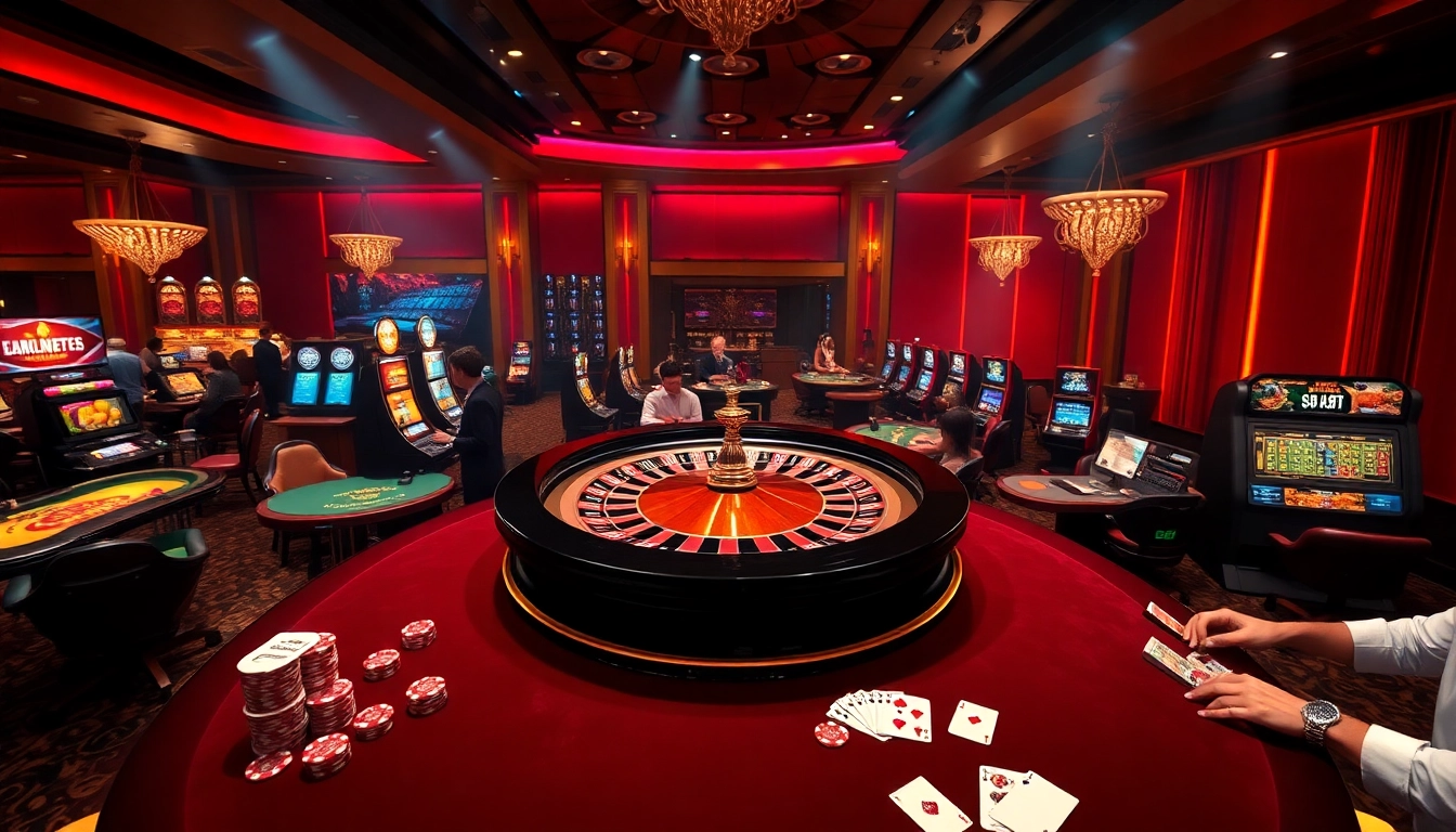 Experience high-stakes action at https://soibet.vision/, where players engage thrillingly with casino games and roulette.