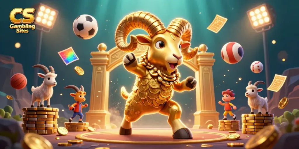 Experience CS Gambling Sites with immersive 3D style featuring iconic characters and thrilling sports elements.