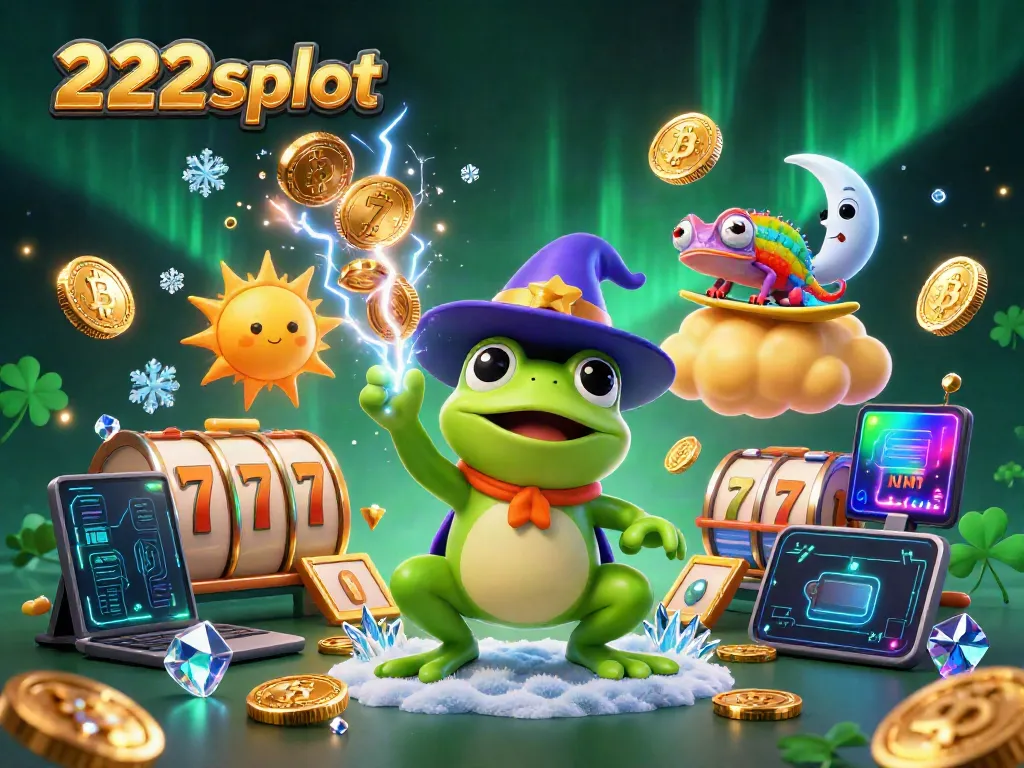Menangkan jackpot di 222slot dengan berbagai simbol keberuntungan dan koin emas.