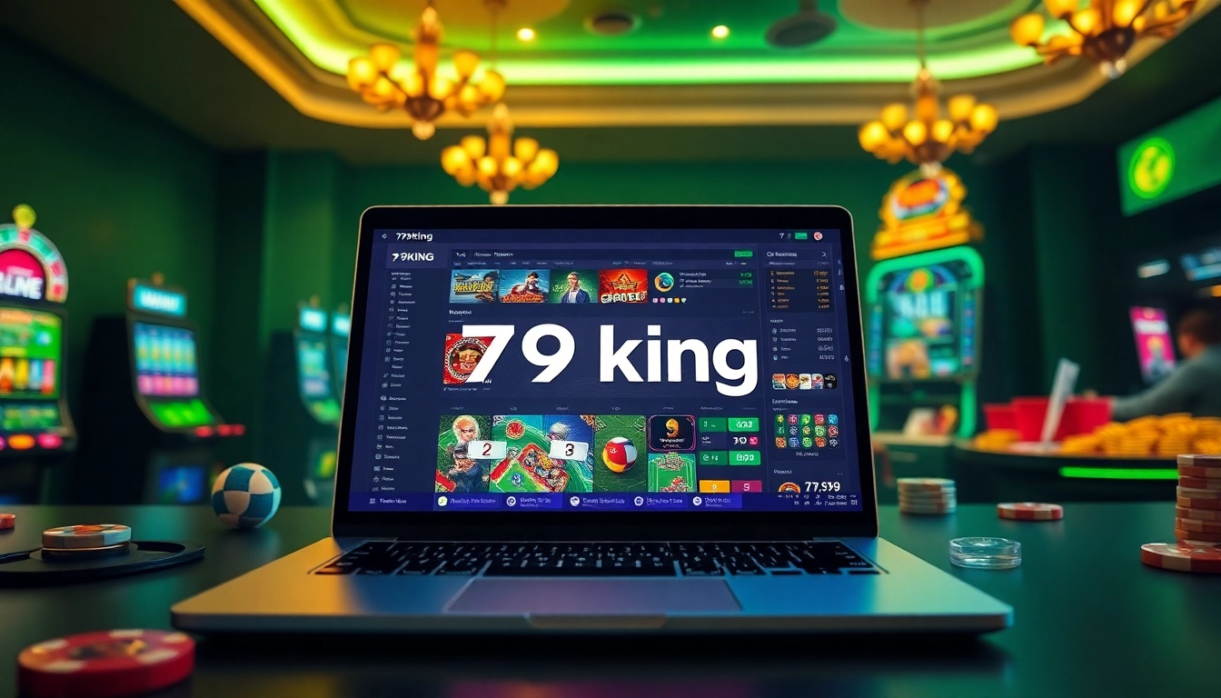 Interfaz digital de 79king que muestra emocionantes juegos de apuestas en línea.