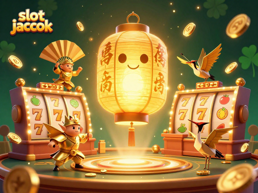 Experience the excitement of the slot jackpot with dynamic scenes of golden wins and vibrant casino action.