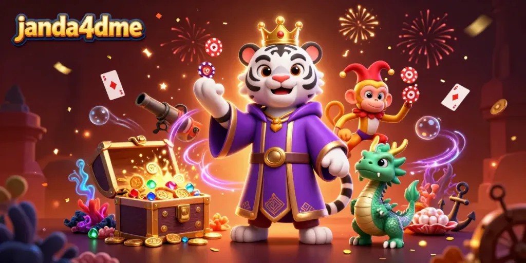 Permainan menarik di janda4dme dengan harimau putih, monyet emas, dan naga giok yang hidup.