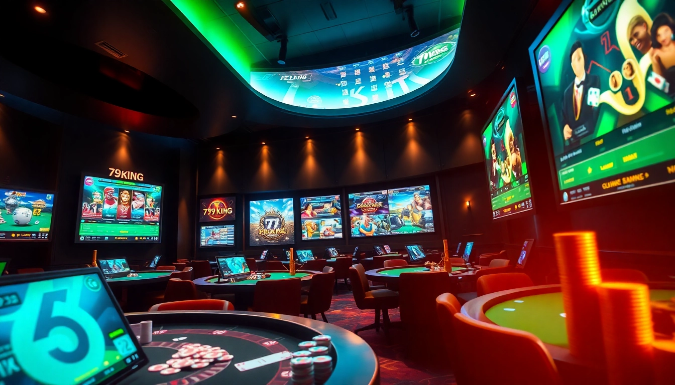 Fesselndes Online-Glücksspiel-Erlebnis auf der Plattform 79king mit lebhaften Casinospielen.
