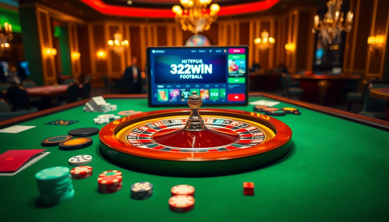 Experience high-stakes thrills at https://32win.football/ with vibrant casino gaming elements.