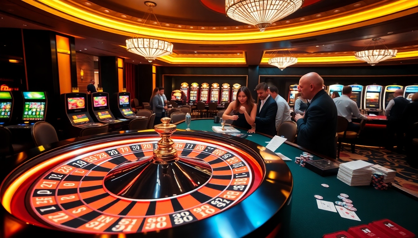 Experience thrilling games at KKWIN with luxurious slot machines and energetic players at roulette.