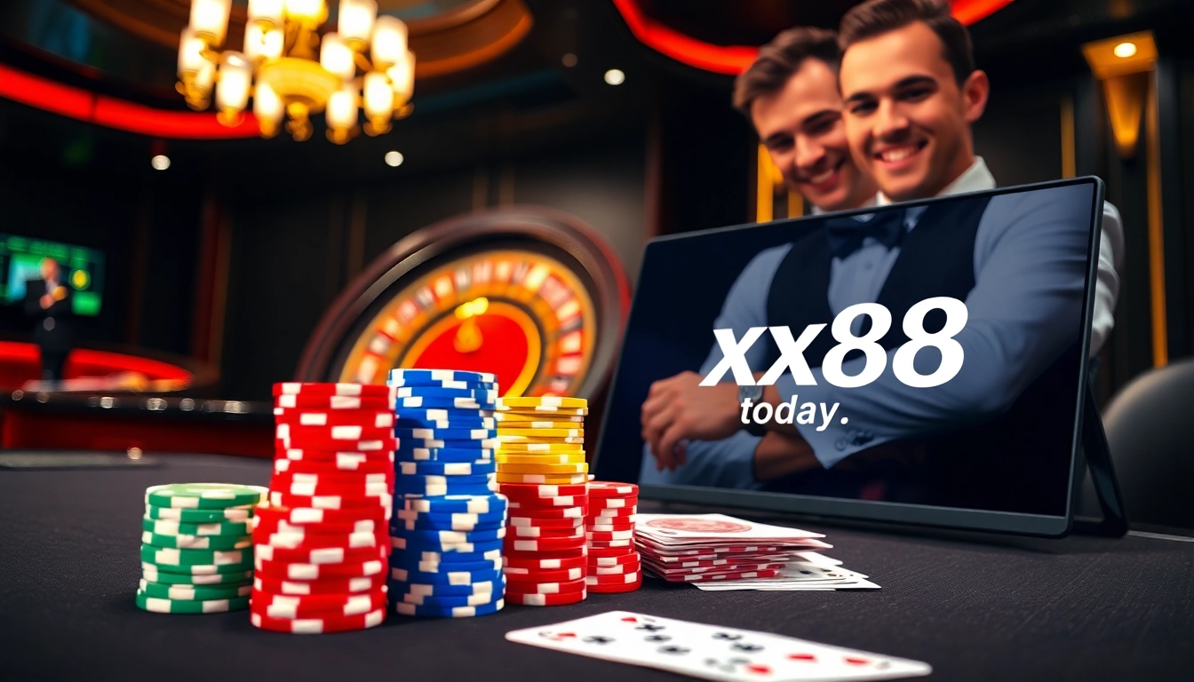 Betting on the excitement at https://xx88.today/ with vibrant casino elements and luxurious atmosphere.