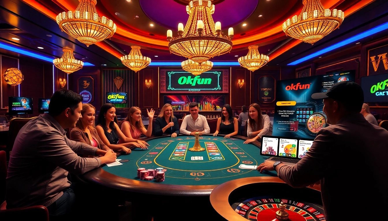 Experience thrilling poker action at Okfun, where excitement and luxury combine for an unforgettable gambling journey.