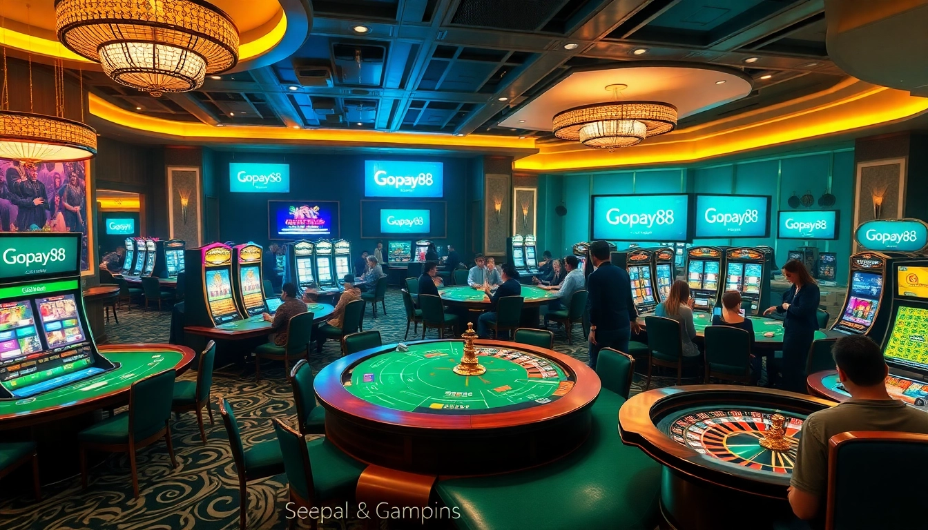 Experience thrilling gambling with Gopay88 at luxurious poker tables and vibrant slot machines.