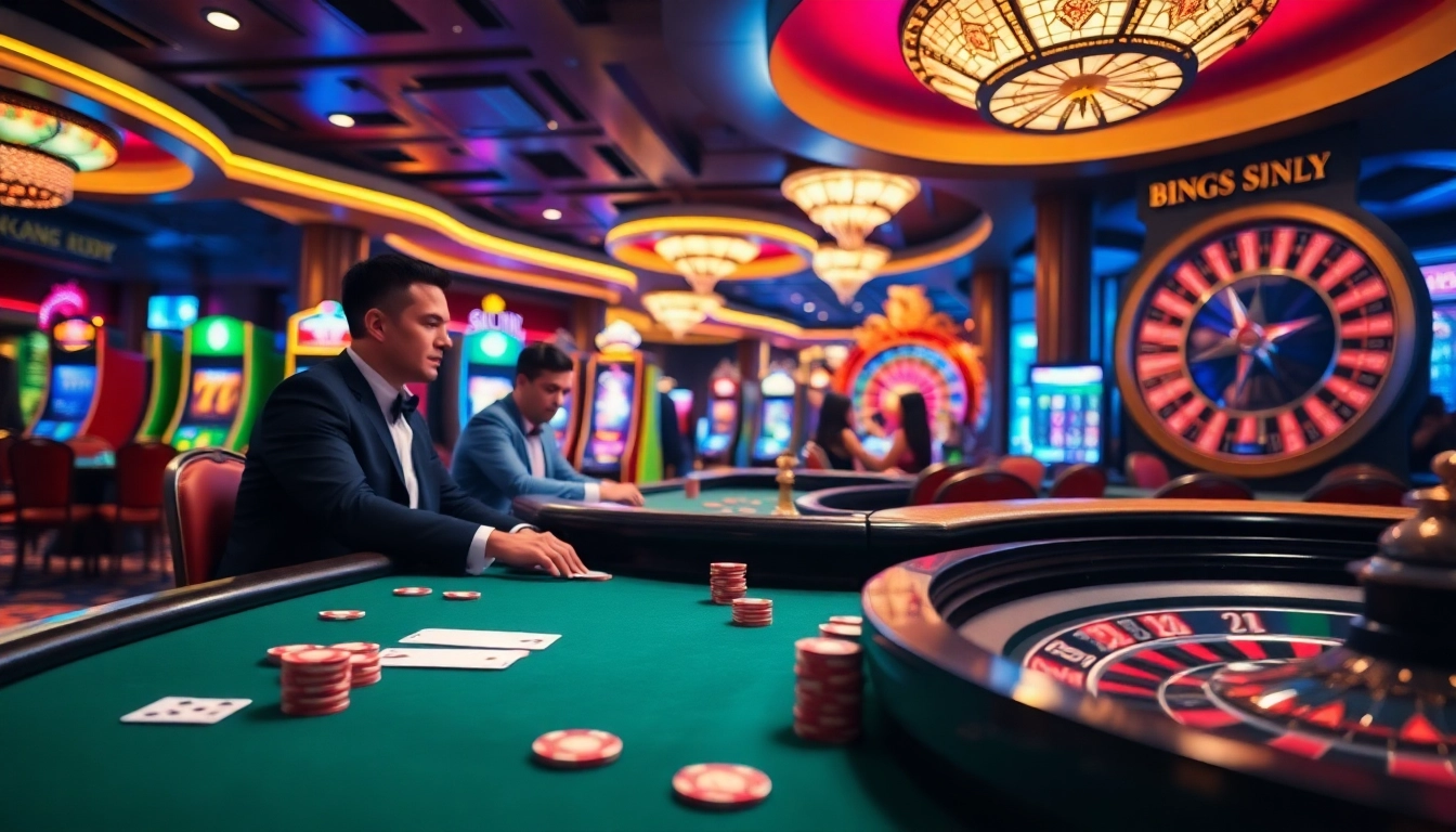 Experience BK8 เว็บตรง at a vibrant casino with thrilling games, professionals, and luxurious atmosphere.