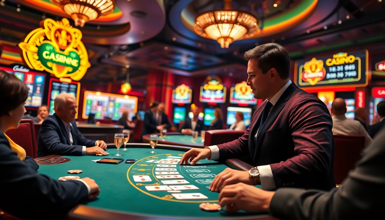 에볼루션 카지노에서 딜러와 플레이어가 즐거운 게임을 하고 있는 모습